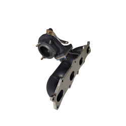 Colector de escape acero inoxidable "log style" Saab