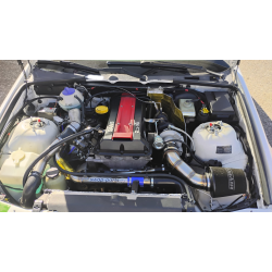 Colector de escape acero inoxidable "log style" Saab